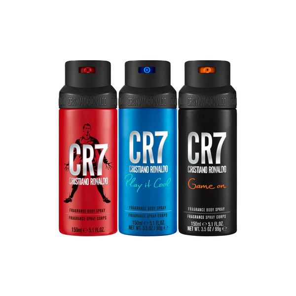 CR7 Body Spray Trio Set Eden Parfums Ltd