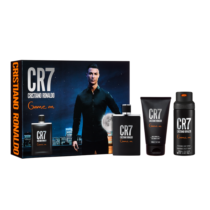 CR7 Game On 100ml Eau de toilette, Shower Gel & Body Spray Gift Set